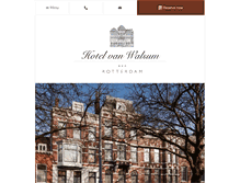 Tablet Screenshot of hotelvanwalsum.nl